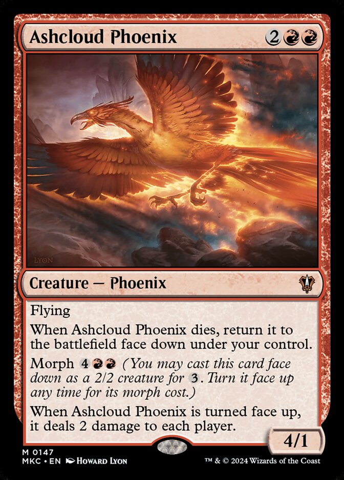 Ashcloud Phoenix 147/311 (Commander: Murders at Karlov Manor)  | Good Games Modbury