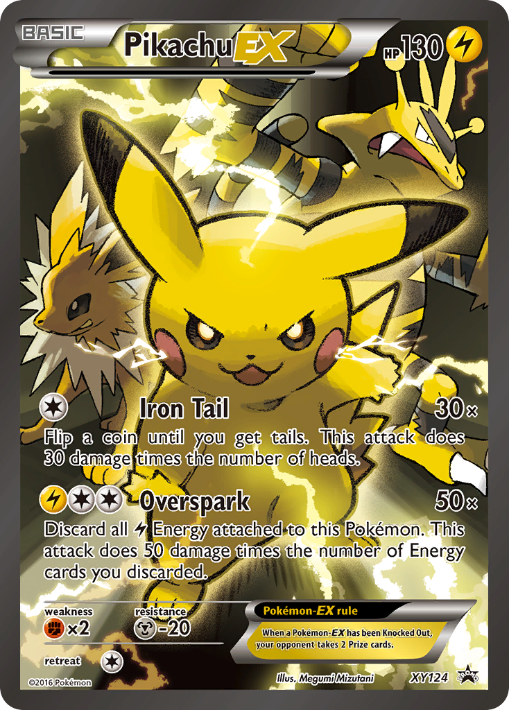 Pikachu EX (XY124) [XY: Black Star Promos] | Good Games Modbury