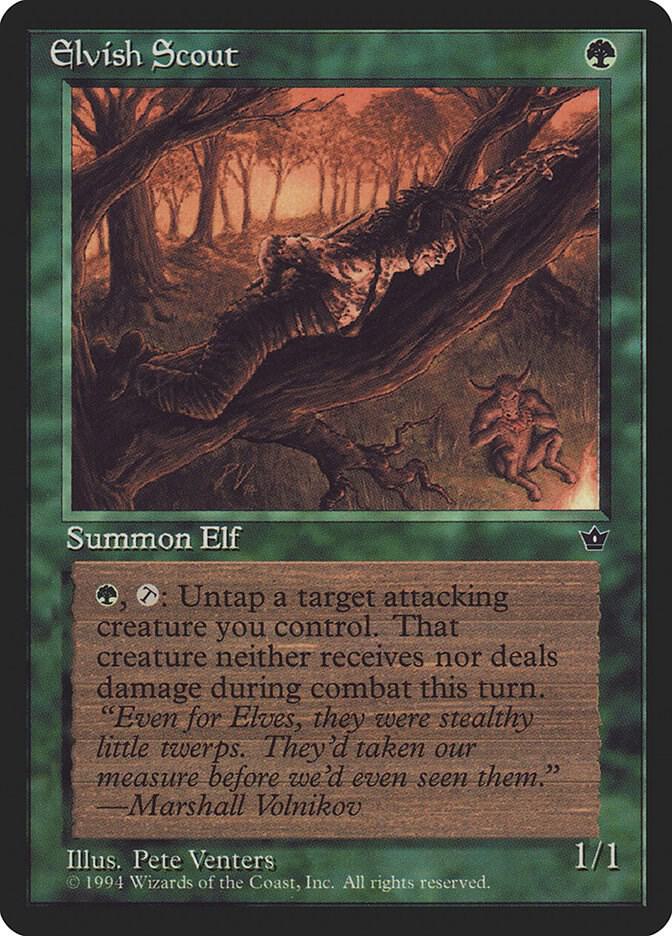 Elvish Scout 68b/187 (Fallen Empires)  | Good Games Modbury