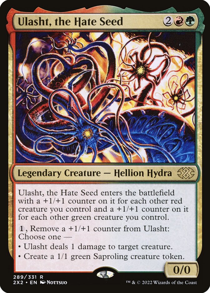 Ulasht, the Hate Seed 289/331 (Double Masters 2022)  - Foil | Good Games Modbury