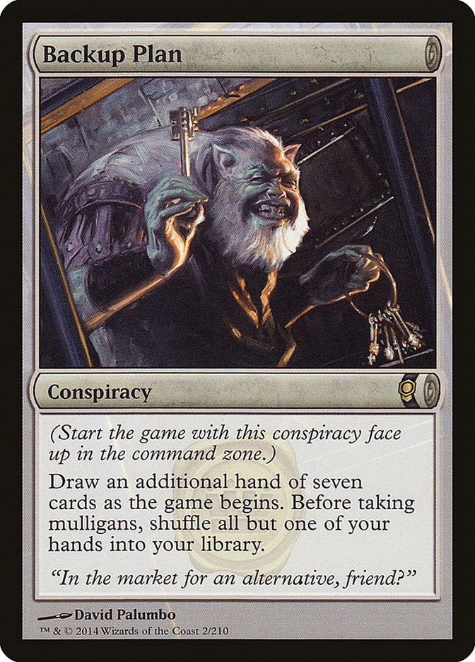 Backup Plan 2/210 (Conspiracy)  - Foil | Good Games Modbury