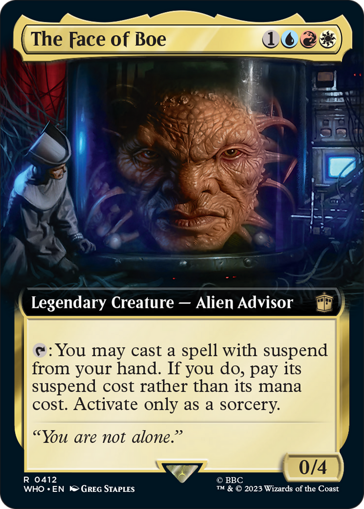 The Face of Boe (Extended Art) [Doctor Who] | Good Games Modbury