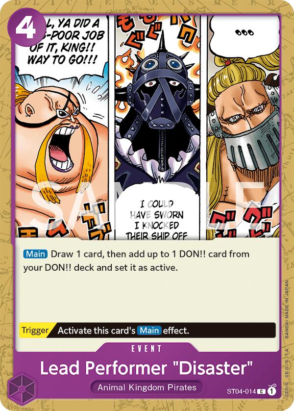Lead Performer "Disaster" [Revision Pack Cards] | Good Games Modbury