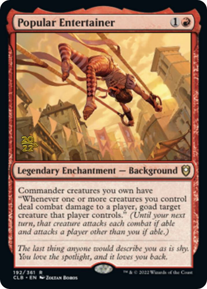 Popular Entertainer 192s/108 (Prerelease Cards)  - Foil | Good Games Modbury