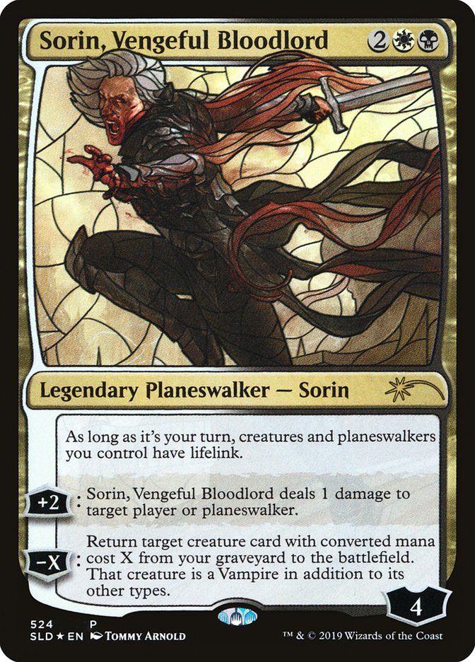 Sorin, Vengeful Bloodlord (Stained Glass) [Secret Lair Drop Promos] | Good Games Modbury