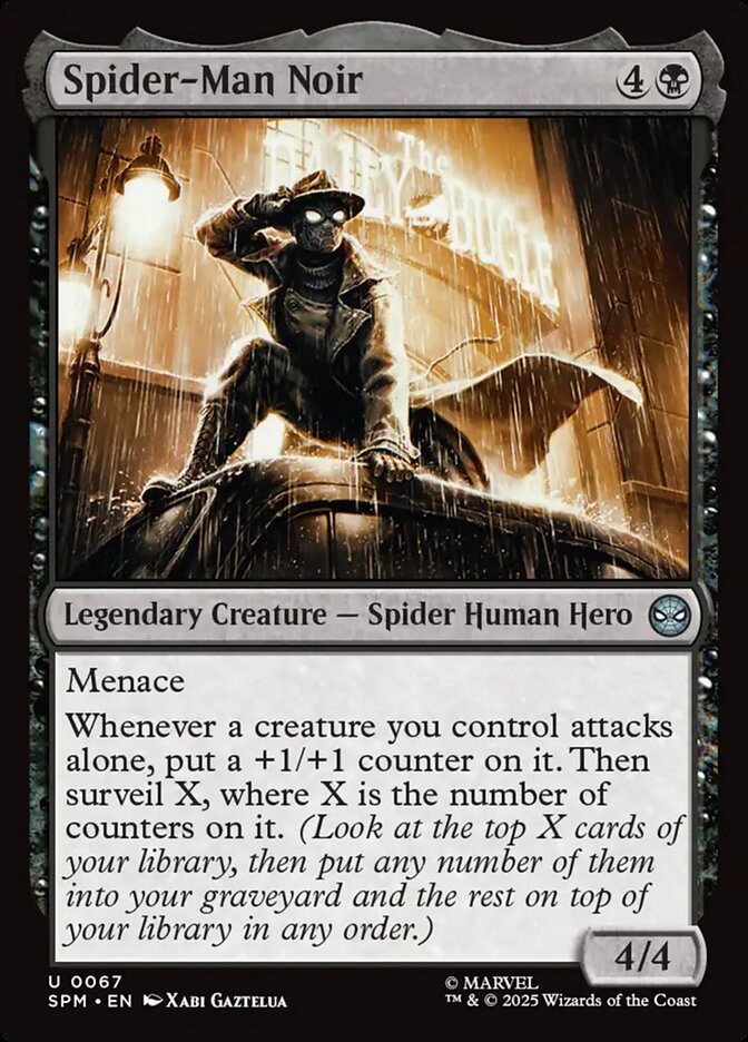Spider-Man Noir 67 (Marvel's Spider-Man)  - Foil | Good Games Modbury