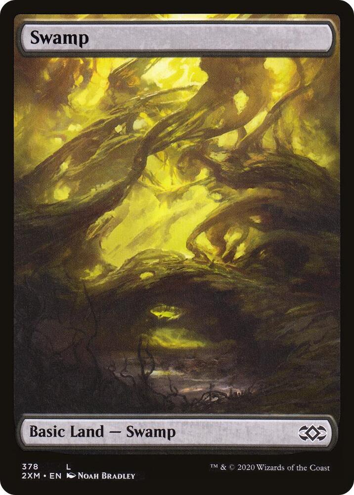 Swamp 378/332 (Double Masters)  - Full Art Foil | Good Games Modbury
