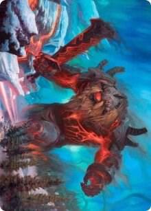 Quakebringer Art Card 37 (Art Series: Kaldheim)  | Good Games Modbury