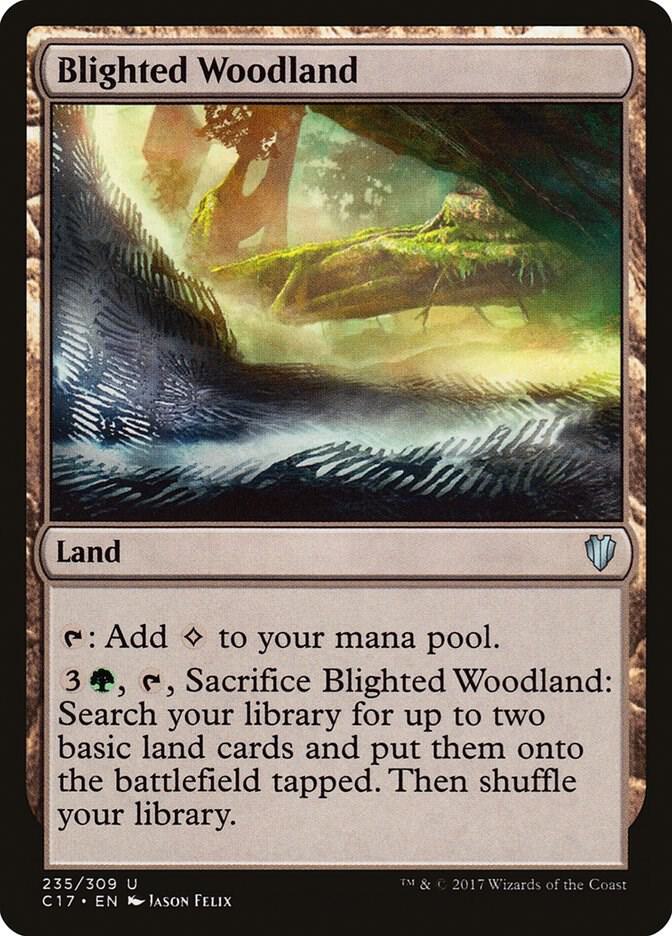 Blighted Woodland 235/309 (Commander 2017)  | Good Games Modbury