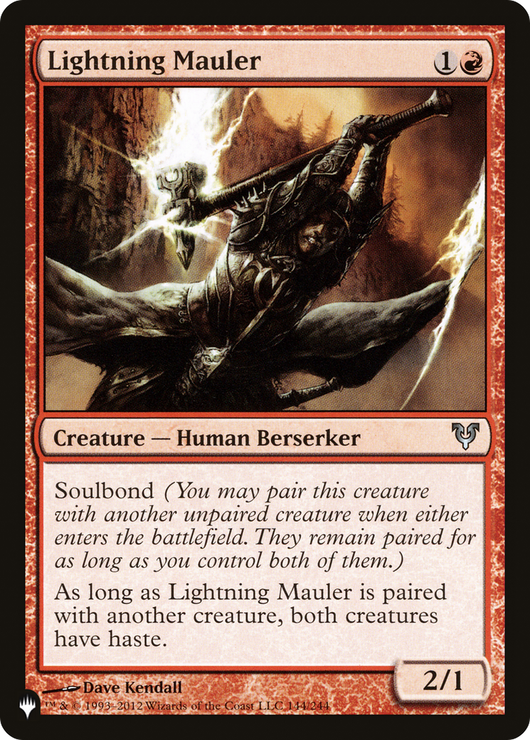 Lightning Mauler [The List Reprints] | Good Games Modbury