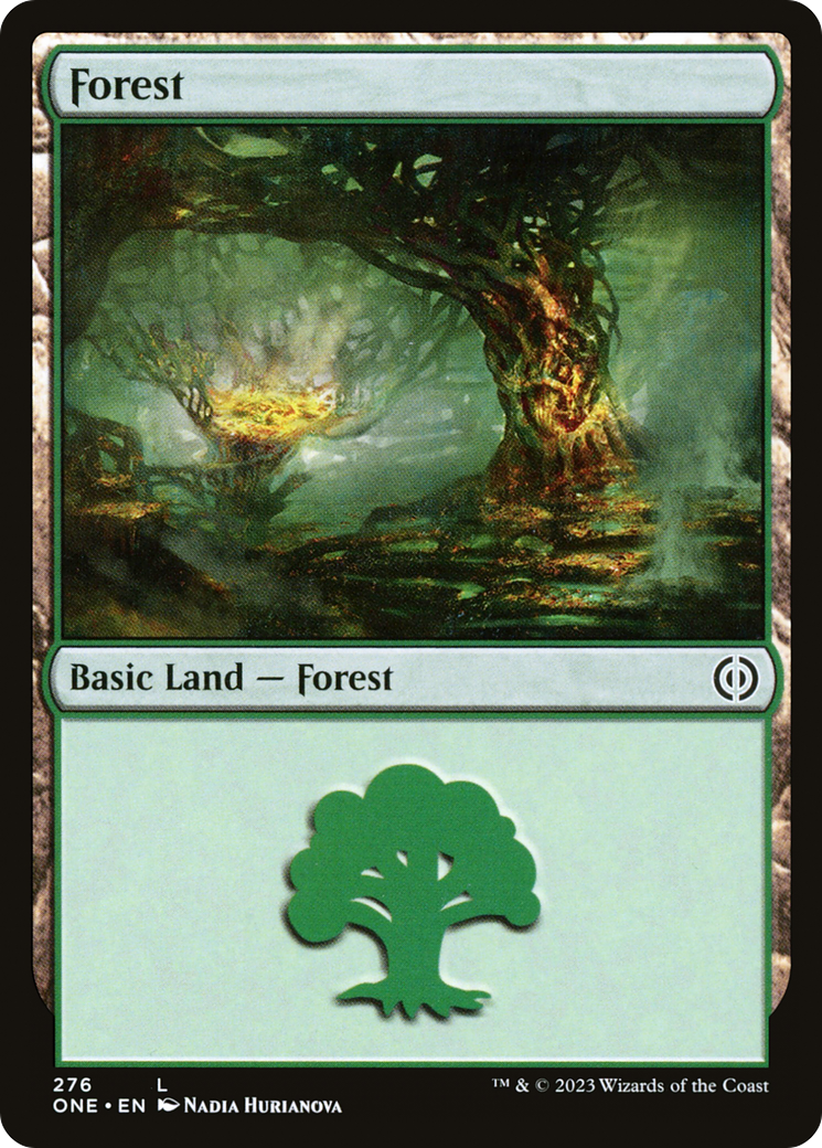 Forest (276) [Phyrexia: All Will Be One] | Good Games Modbury