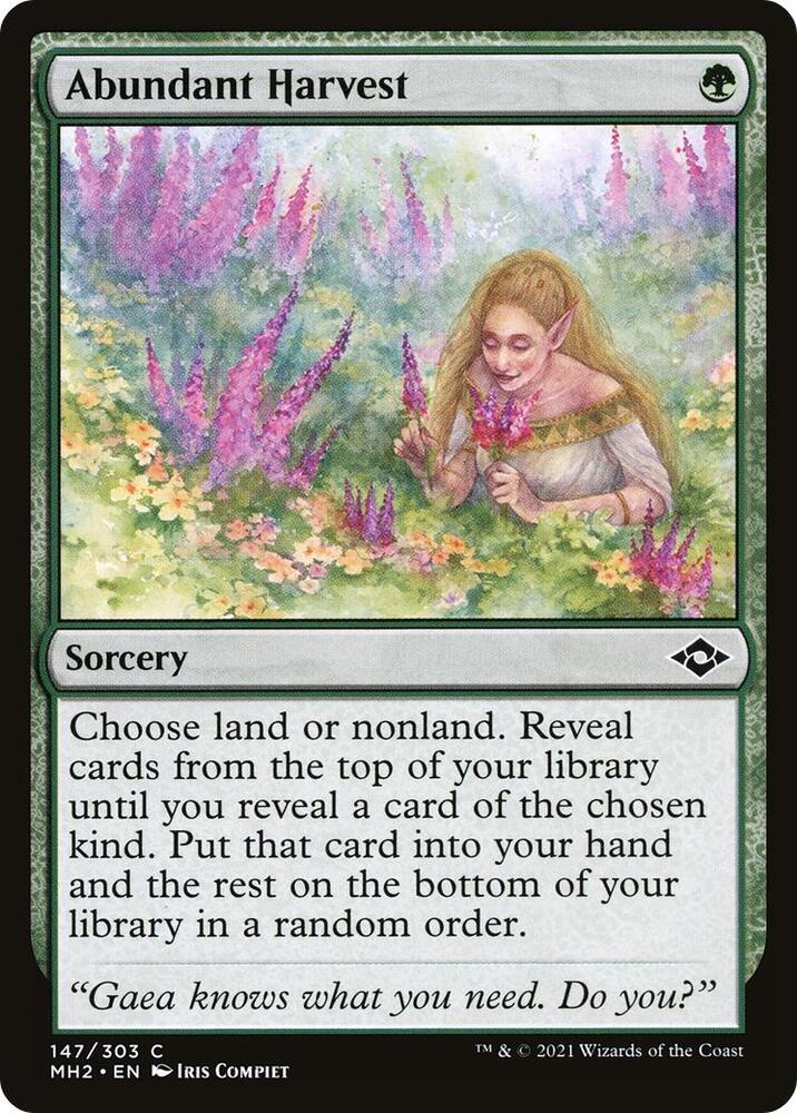 Abundant Harvest 147/303 (Modern Horizons 2)  - Foil | Good Games Modbury