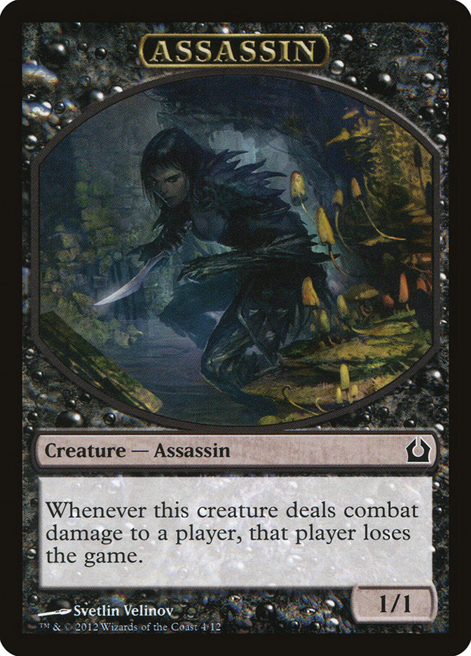 Assassin Token [Return to Ravnica Tokens] | Good Games Modbury