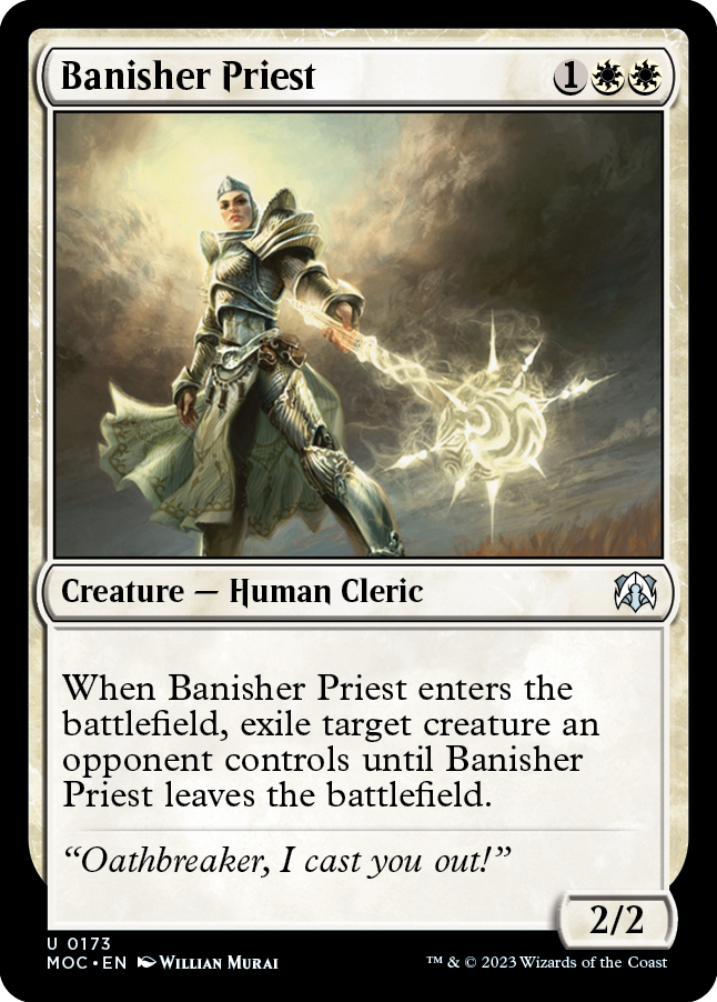 Banisher Priest [March of the Machine Commander] | Good Games Modbury