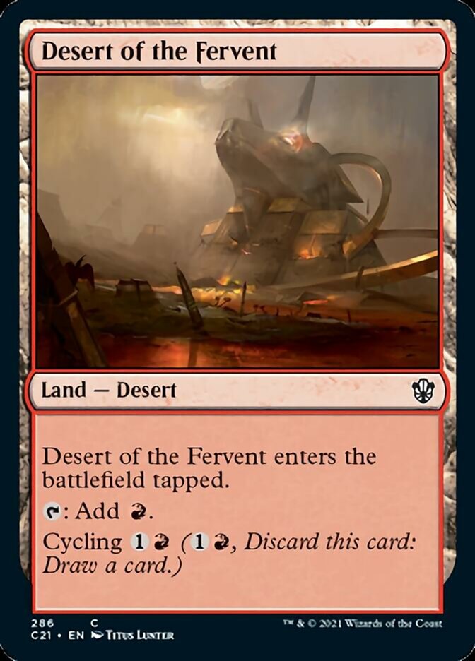 Desert of the Fervent [Commander 2021] | Good Games Modbury