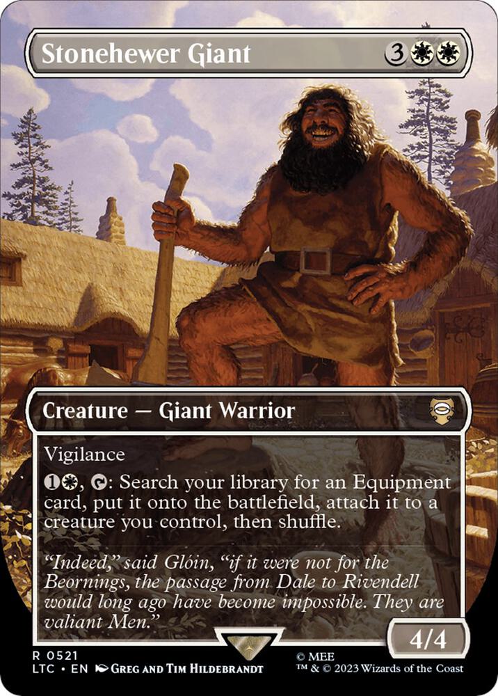 Stonehewer Giant 521/347 (Commander: The Lord of the Rings: Tales of Middle-earth)  - Borderless | Good Games Modbury