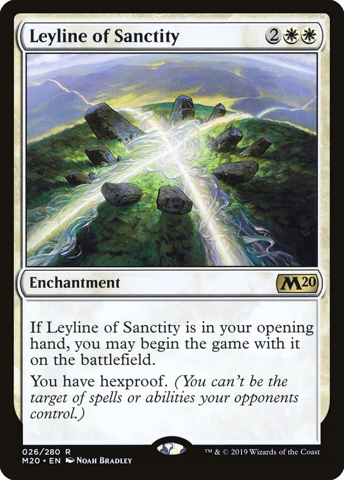 Leyline of Sanctity 26/280 (Core Set 2020)  | Good Games Modbury
