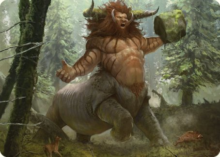 Stonehoof Chieftain Art Card [Commander Masters Art Series] | Good Games Modbury