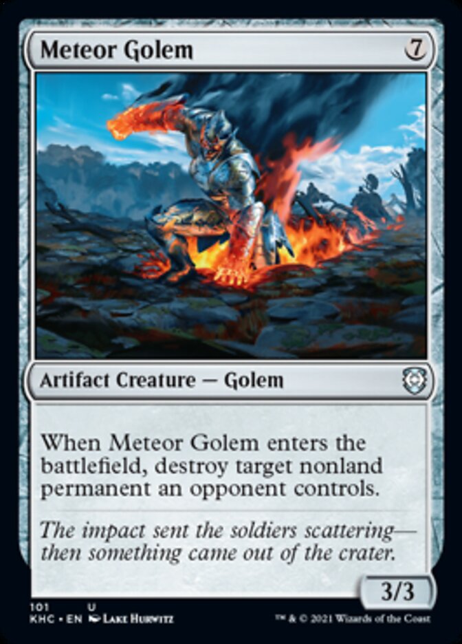 Meteor Golem [Kaldheim Commander] | Good Games Modbury