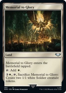 Memorial to Glory 283/617 (Universes Beyond: Warhammer 40,000)  | Good Games Modbury