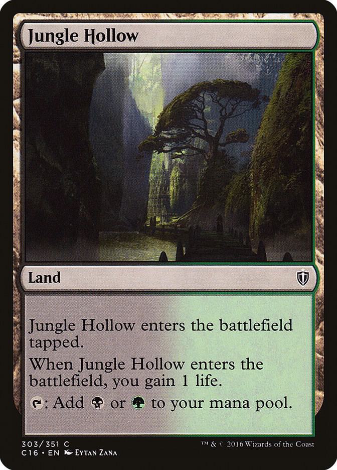 Jungle Hollow 303/351 (Commander 2016)  | Good Games Modbury