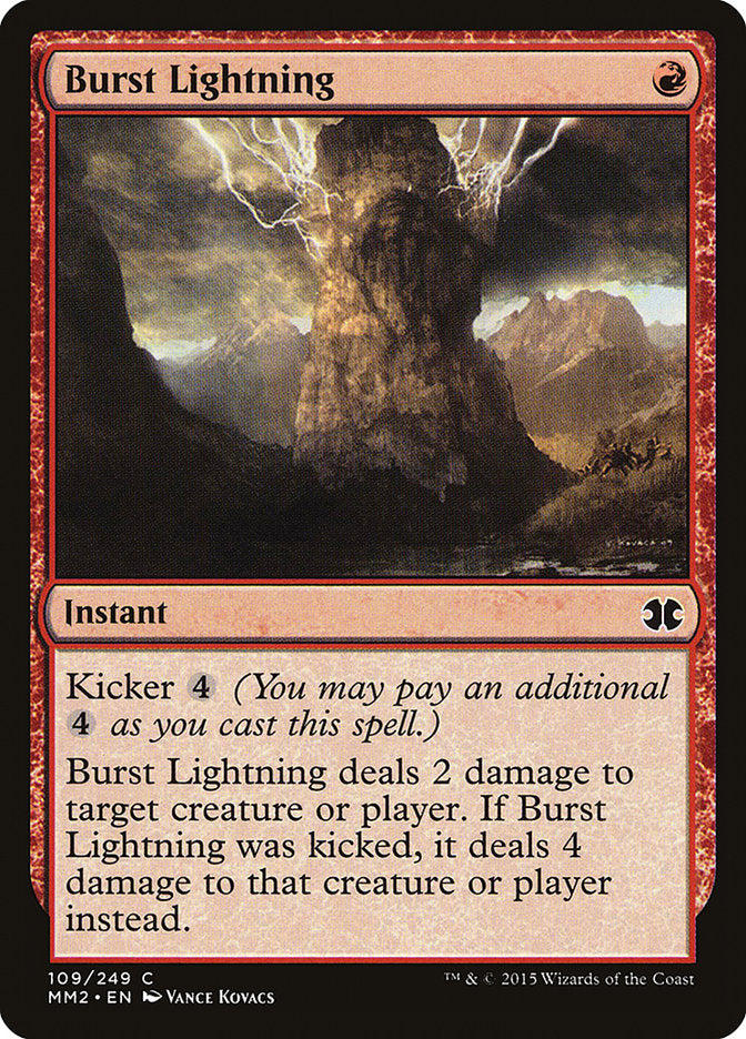 Burst Lightning [Modern Masters 2015] | Good Games Modbury