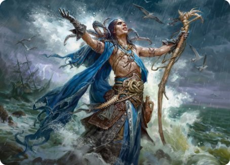 Lier, Disciple of the Drowned Art Card [Innistrad: Midnight Hunt Art Series] | Good Games Modbury
