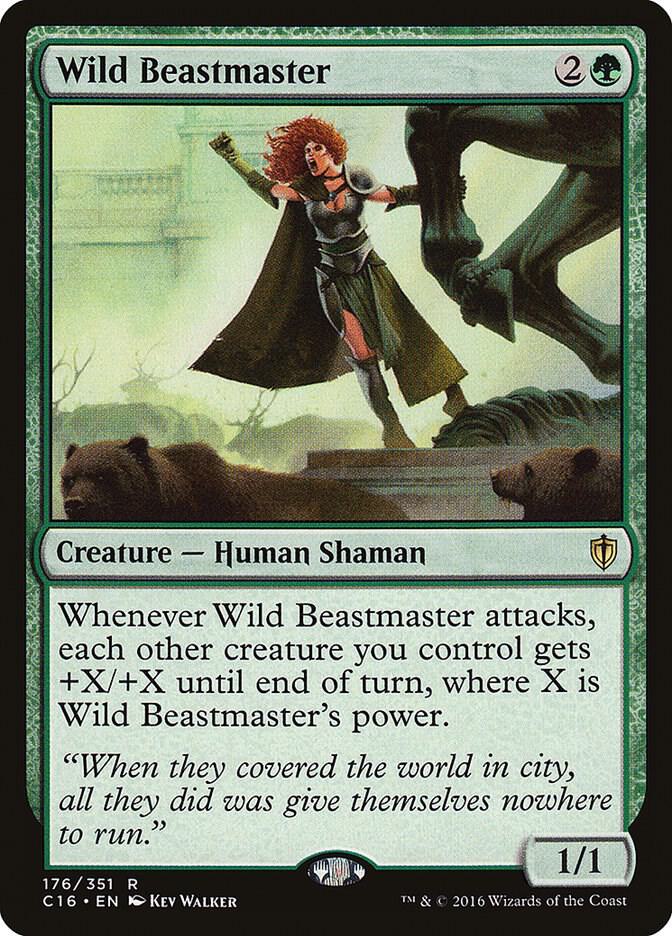 Wild Beastmaster 176/351 (Commander 2016)  | Good Games Modbury