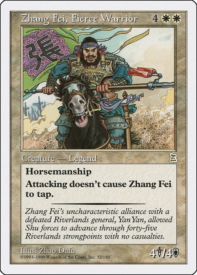 Zhang Fei, Fierce Warrior 32/180 (Portal Three Kingdoms)  | Good Games Modbury