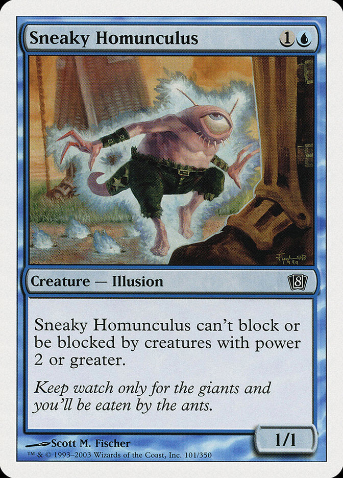 Sneaky Homunculus 101/350 (8th Edition)  | Good Games Modbury