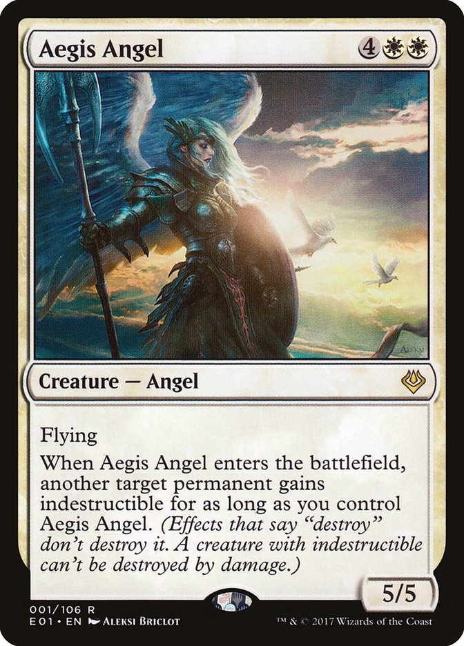 Aegis Angel 1/106 (Archenemy: Nicol Bolas)  | Good Games Modbury