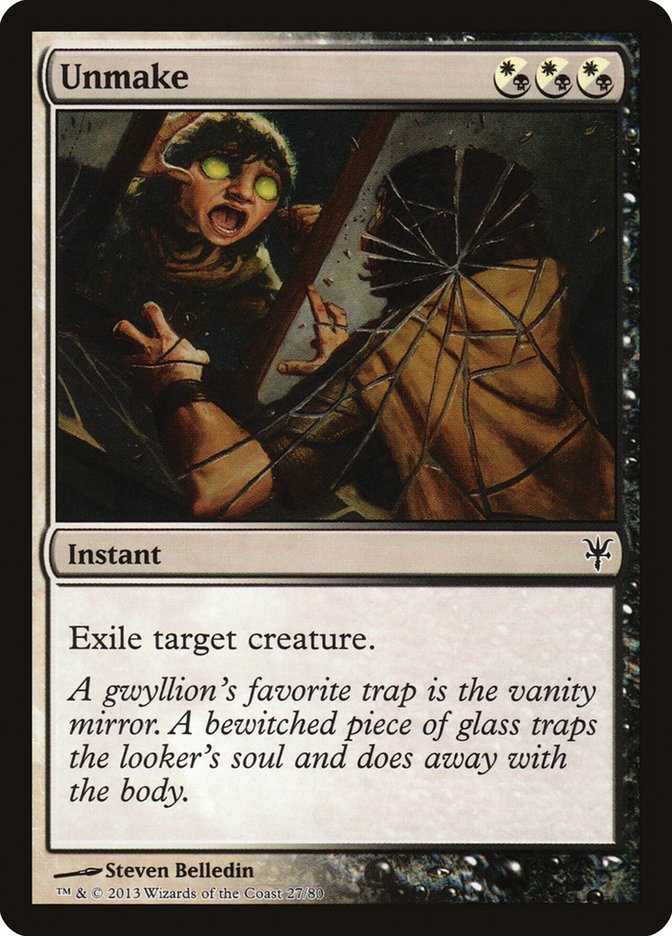 Unmake 27/80 (Duel Decks: Sorin vs. Tibalt)  | Good Games Modbury