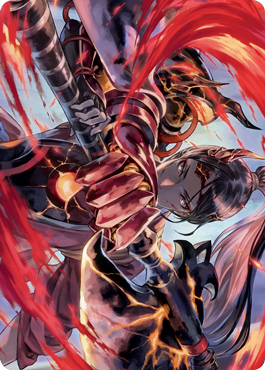 Risona, Asari Commander Art Card [Kamigawa: Neon Dynasty Art Series] | Good Games Modbury