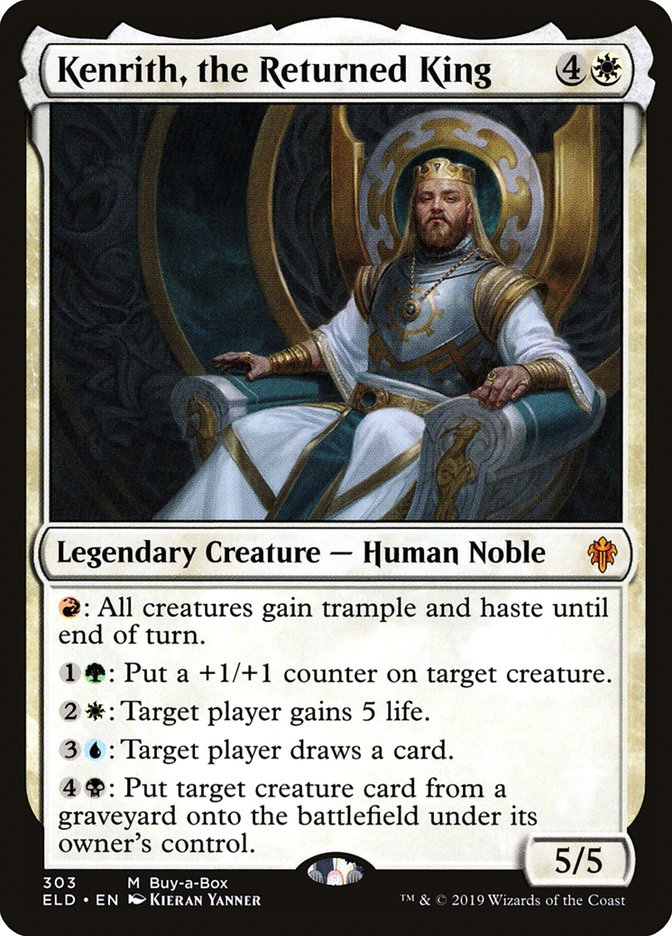 Kenrith, the Returned King (Buy-A-Box) [Throne of Eldraine Promos] | Good Games Modbury