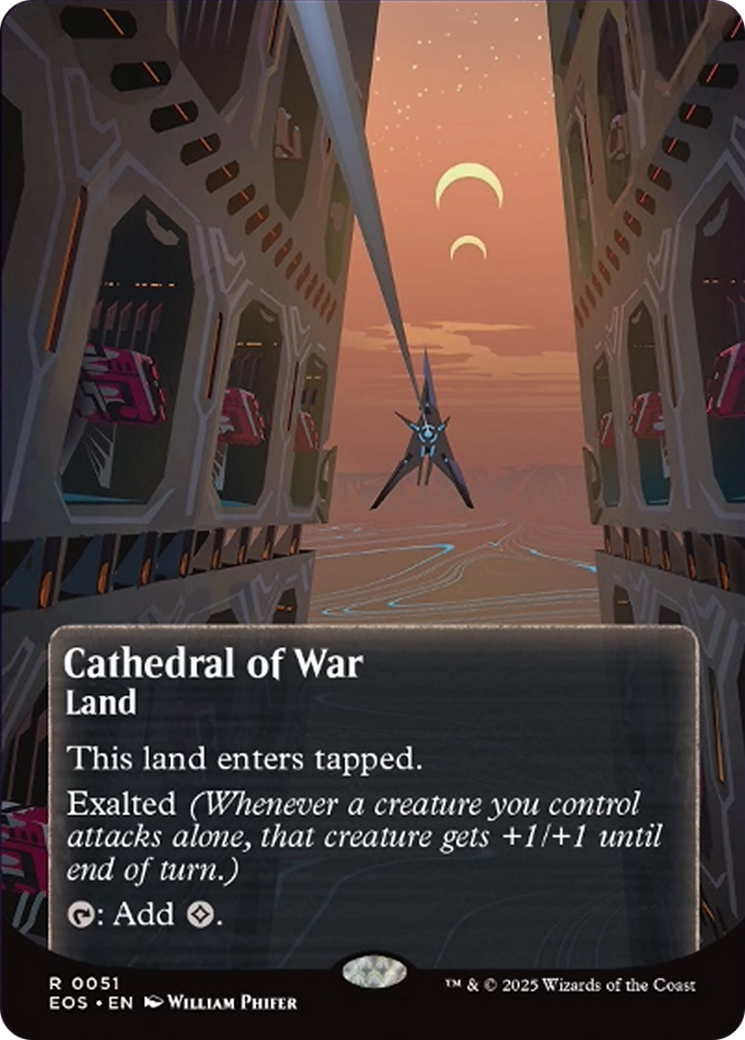 Cathedral of War (0051) (Borderless) [Edge of Eternities: Stellar Sights] | Good Games Modbury