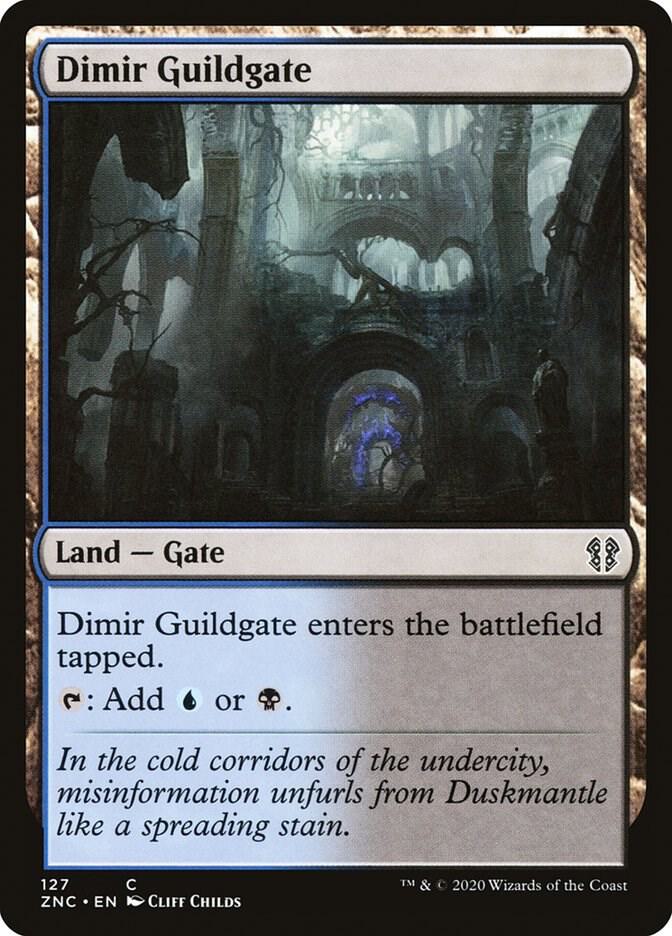 Dimir Guildgate 127/142 (Commander: Zendikar Rising)  | Good Games Modbury