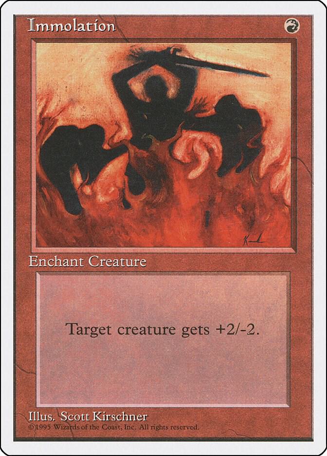Immolation 204/378 (Fourth Edition)  | Good Games Modbury