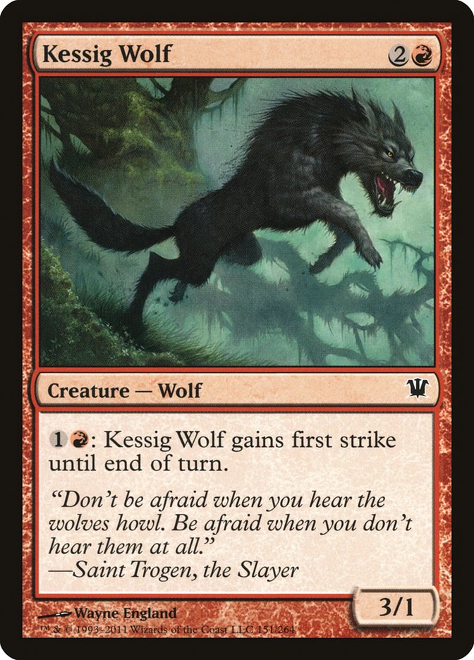 Kessig Wolf [Innistrad] | Good Games Modbury