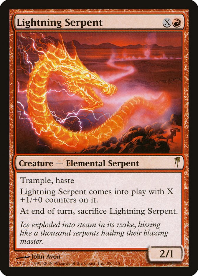 Lightning Serpent 88/155 (Coldsnap)  | Good Games Modbury