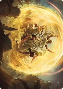 Heroic Intervention Art Card 73 (Art Series: Universes Beyond: The Lord of the Rings: Tales of Middle-earth)  | Good Games Modbury