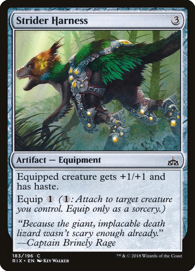 Strider Harness 183/196 (Rivals of Ixalan)  - Foil | Good Games Modbury