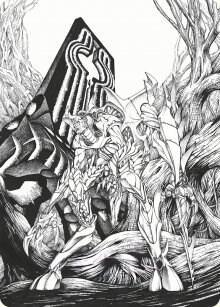 Lukka Bound to Ruin Art Card 79 (Art Series: Phyrexia: All Will Be One)  | Good Games Modbury