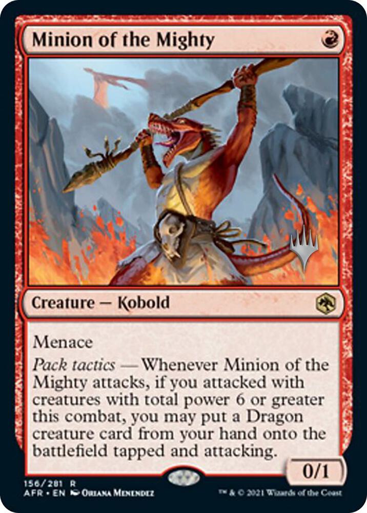 Minion of the Mighty 156p/241 (Promo Pack: Adventures in the Forgotten Realms)  - Foil | Good Games Modbury
