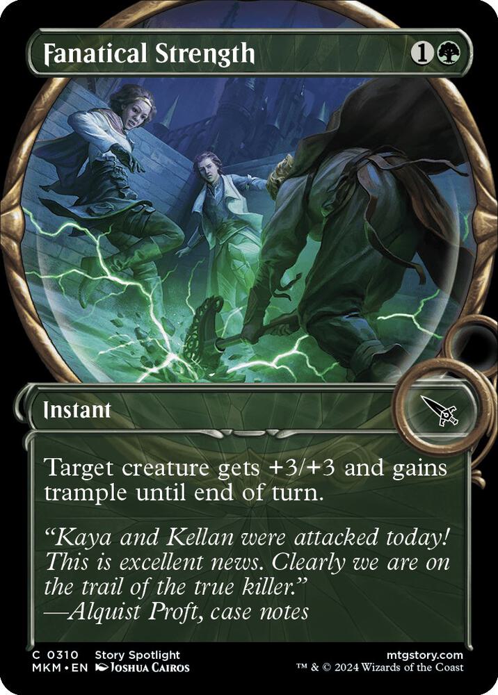 Fanatical Strength 310/286 (Murders at Karlov Manor)  - Showcase Foil | Good Games Modbury