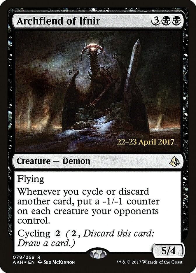 Archfiend of Ifnir 78s/77 (Prerelease Cards)  - PreRelease Foil | Good Games Modbury