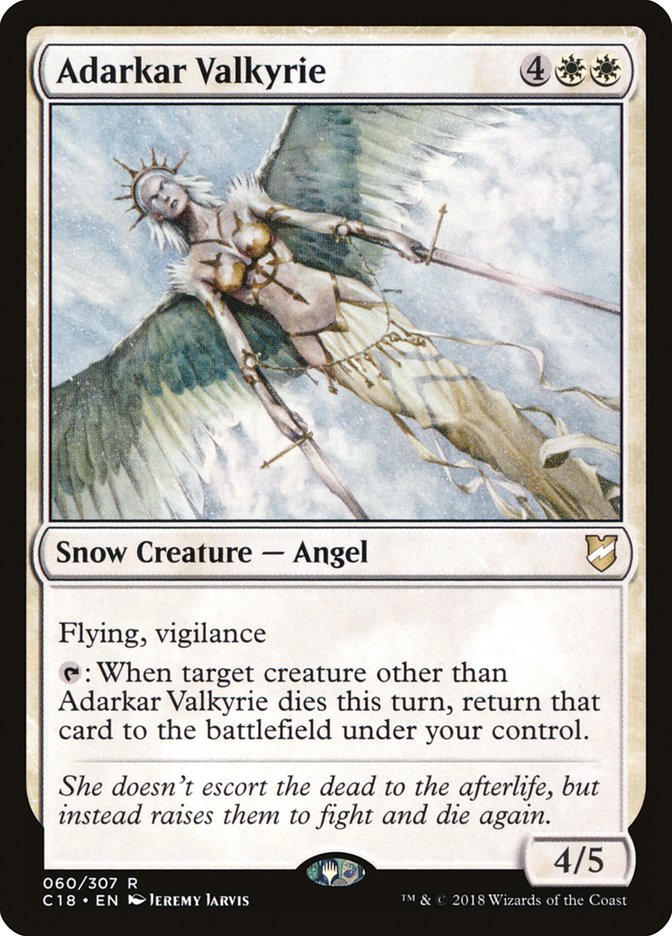 Adarkar Valkyrie 60/307 (Commander 2018)  | Good Games Modbury