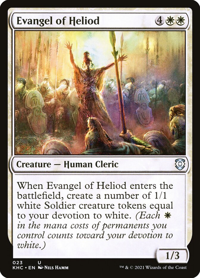 Evangel of Heliod 23/1 (Commander: Kaldheim)  | Good Games Modbury