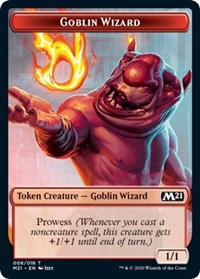 Goblin Wizard // Treasure Double-Sided Token [Core Set 2021 Tokens] | Good Games Modbury