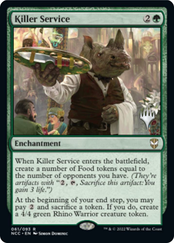Killer Service 61p/76 (Promo Pack: Streets of New Capenna)  - Foil | Good Games Modbury
