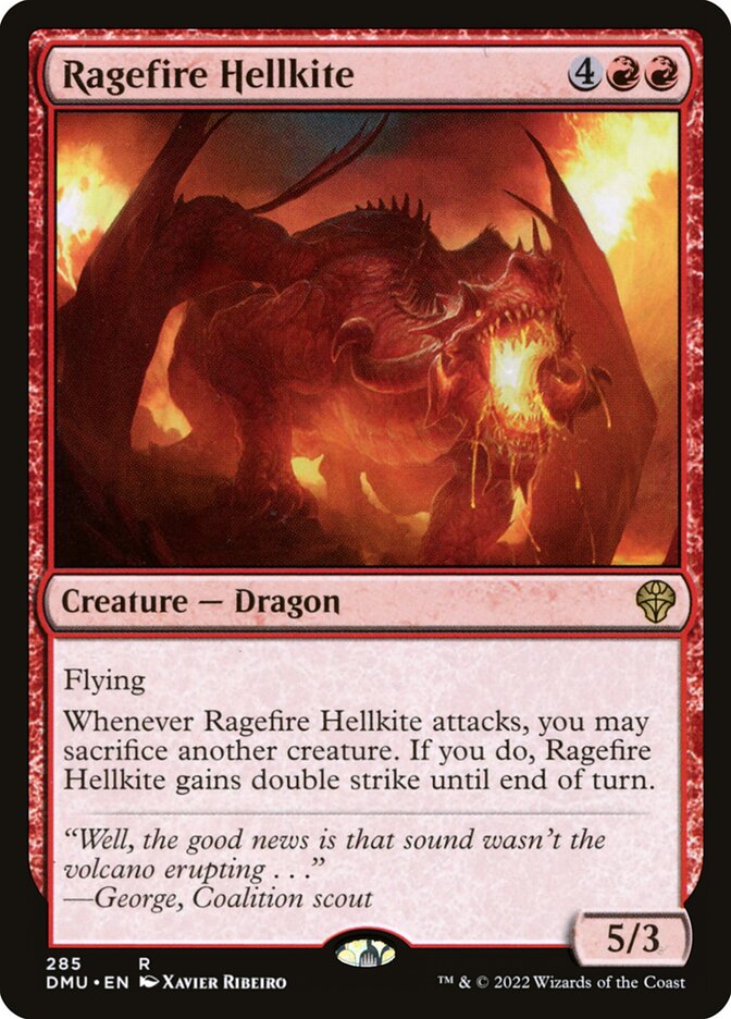Ragefire Hellkite 285/281 (Dominaria United)  | Good Games Modbury